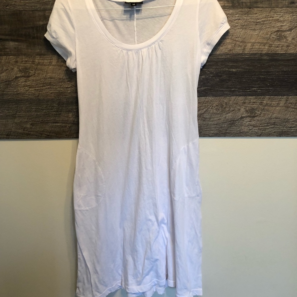 ATHLETA white T-shirt dress